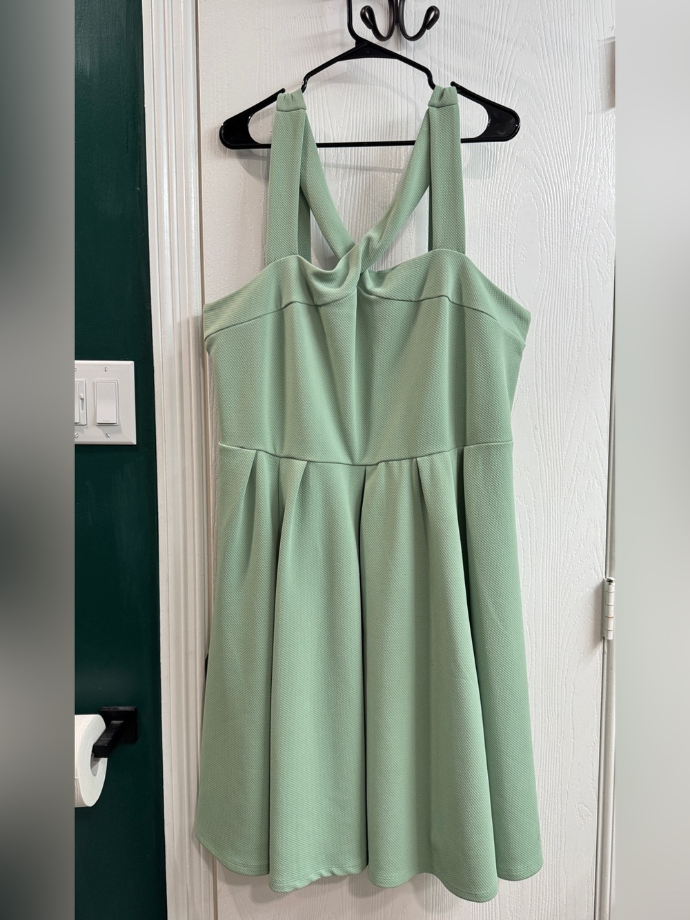torrid Mint Green Fit-and-Flare Mini Dress